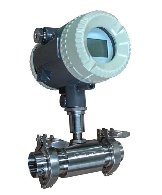 DN32 stainless steel intelligent turbine flow meter with remote