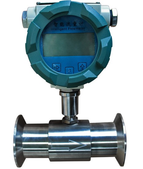 DN50 clamp-on connection liquid turbine flow meter