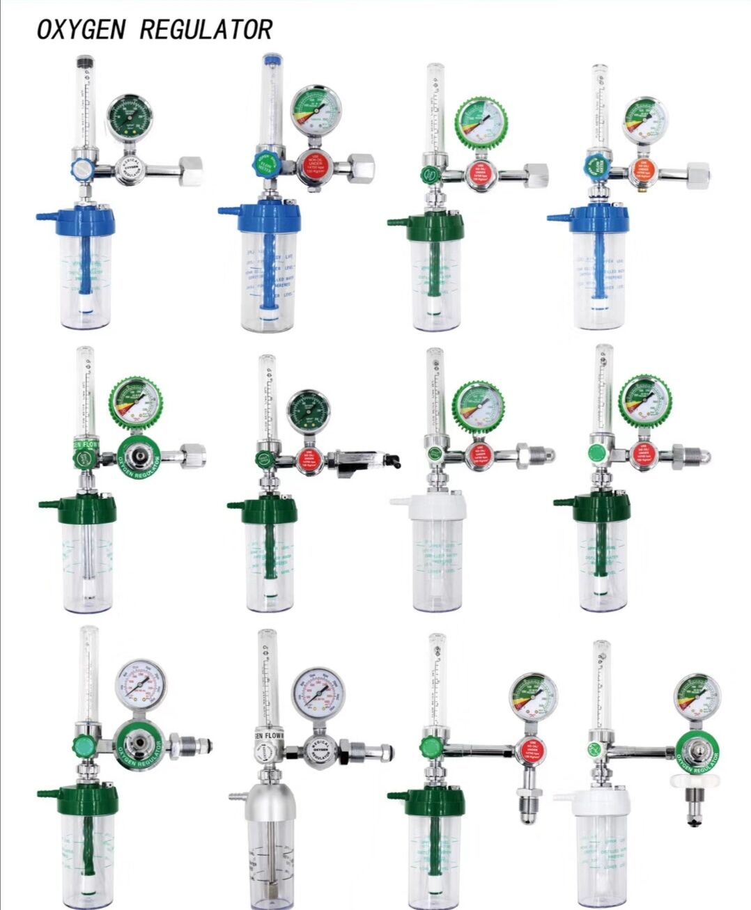 Kinds of oxygen regulator/inhalator for oxygen cylinder