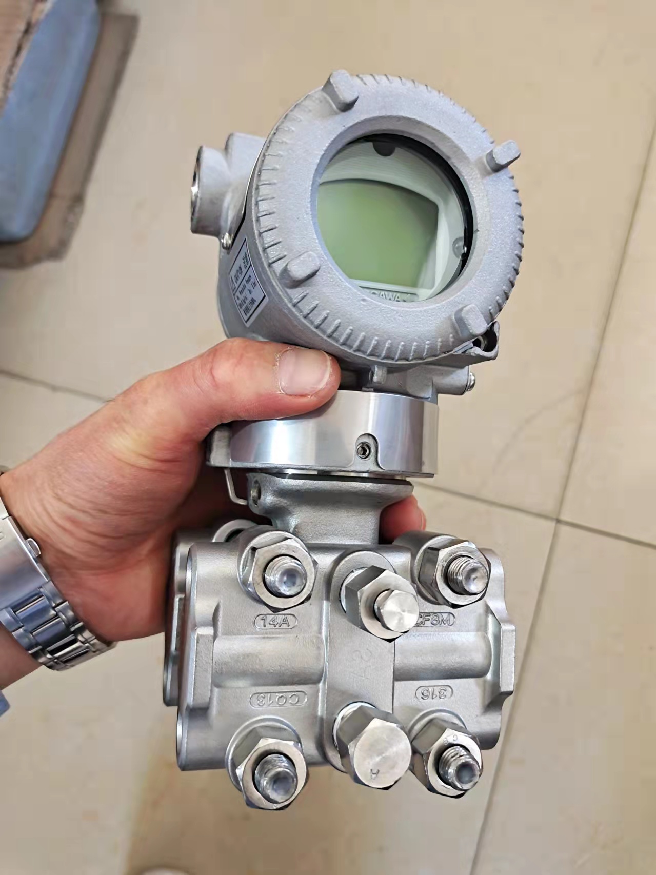 Stainless steel YOKOGAWA pressure transmitter EJA120E with 4-20mA+Hart